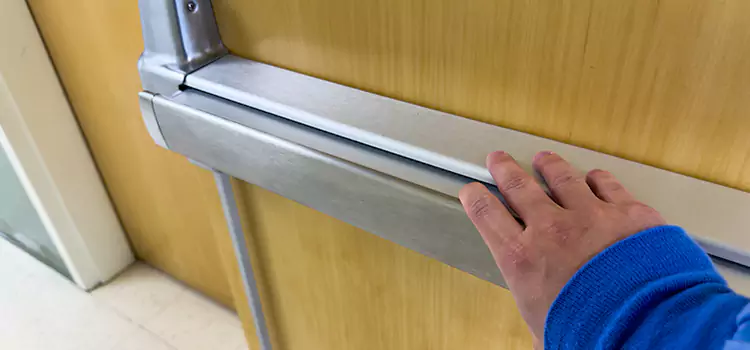 Installing a Push Bar on a Door El Paso